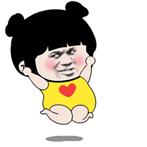 丸子头红衣表情包,萌态可掬，笑点满满